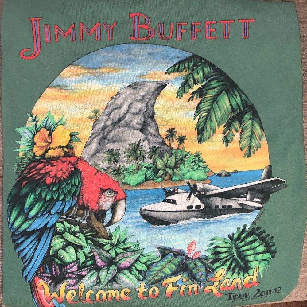 Jimmy Buffet 2011-12 Welcome to Fin Land Tour T-Shirt